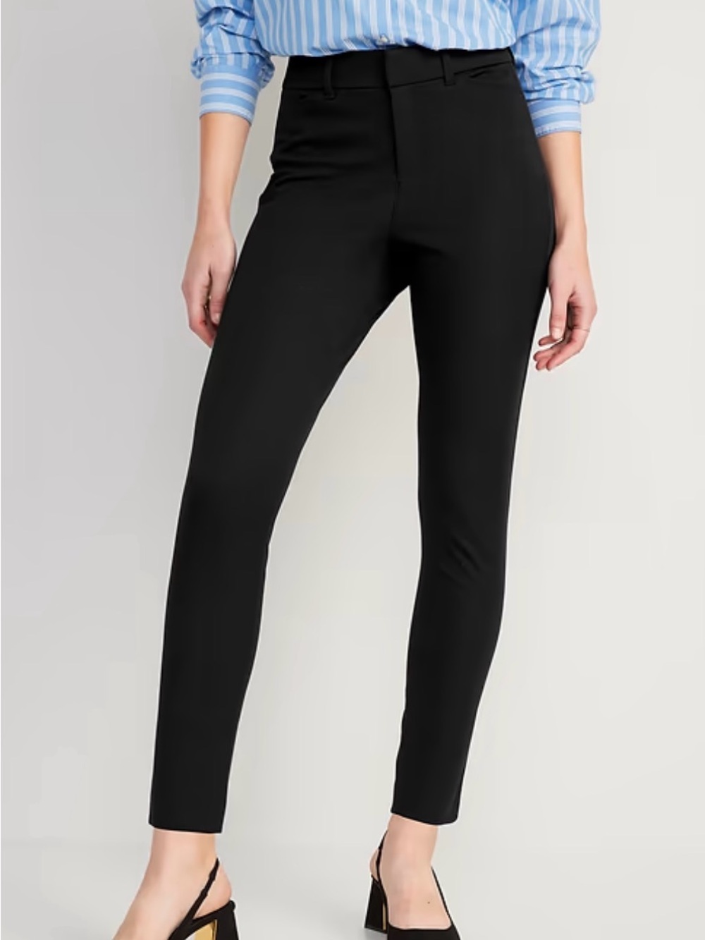 Old Navy Black Skinny Ponte Ankle Pants
